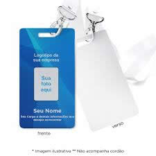 Kit com 100 Crachás - Impricard - Pacote Econômico